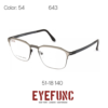 EYEFUNC 643 C54 OPTİK GÖZLÜK ÇERÇEVESİ - E