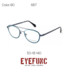EYEFUNC 687 C90 OPTİK GÖZLÜK ÇERÇEVESİ - U
